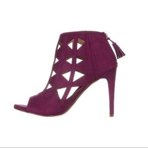 XOXO Charisma Suede Open Toe Sandal